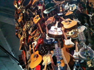 Inside the EMP Museum (Nirvana exhibit was on)