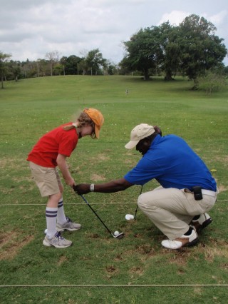 With a Pro from Sandals Golf & Country Club