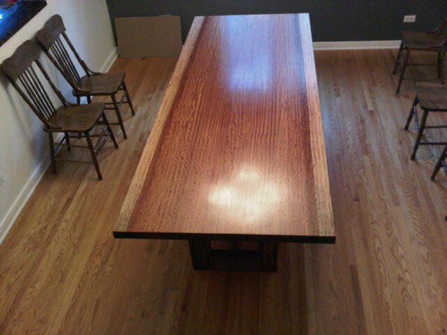full length view of dining table