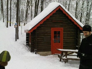 the shilly shally cabin in the gatineau hills