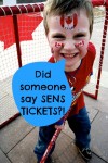 giveaway for Sens Tickets